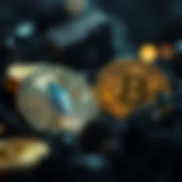 Visual representation of Ethereum and Bitcoin interaction