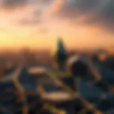 Conceptual representation of blockchain technology