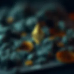 Visual representation of Ethereum gas fees concept