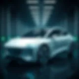 A sleek electric car showcasing modern design and technology.