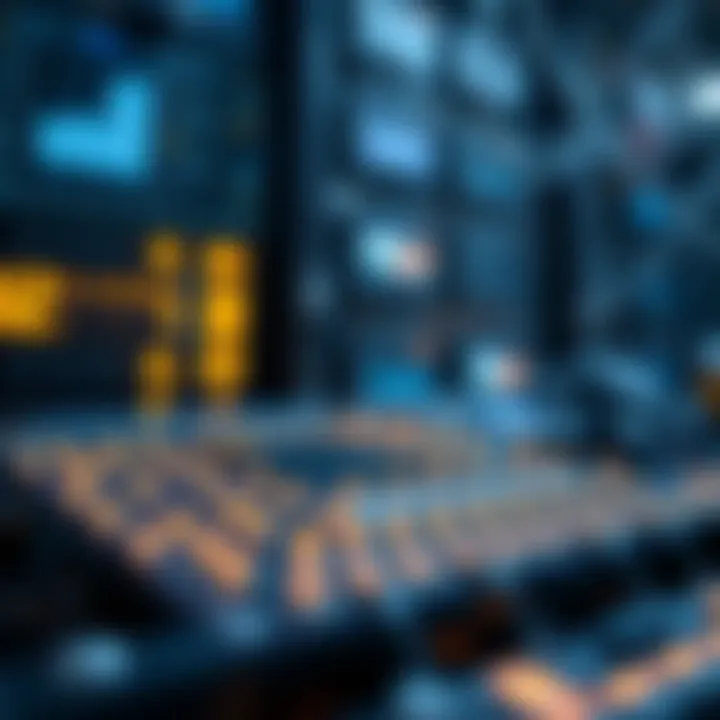 Illustration of blockchain technology implications for data storage