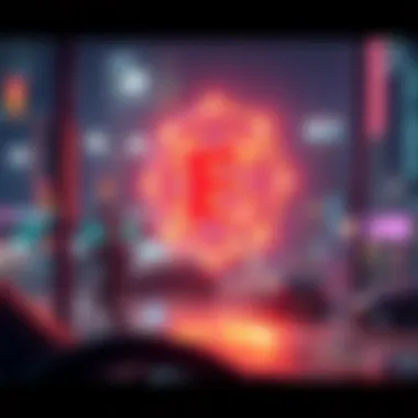 Illustration showcasing the features of Flare Network