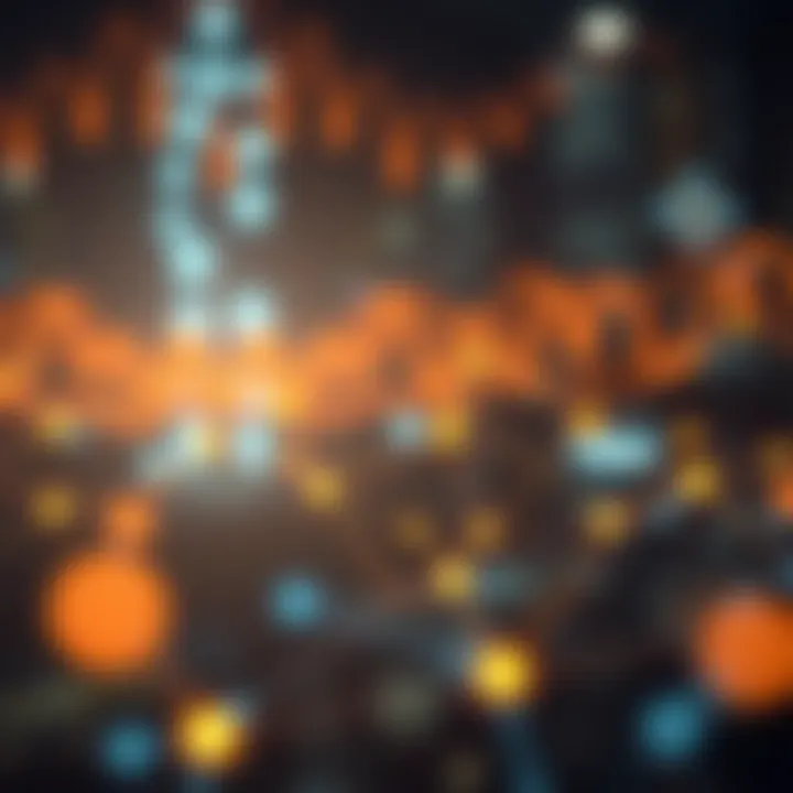 A digital network symbolizing the future of the internet