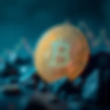 A forward-looking graphic depicting the future outlook of Bitcoin in the market