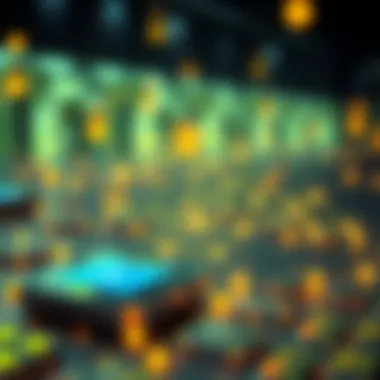 A futuristic concept of blockchain technology integration