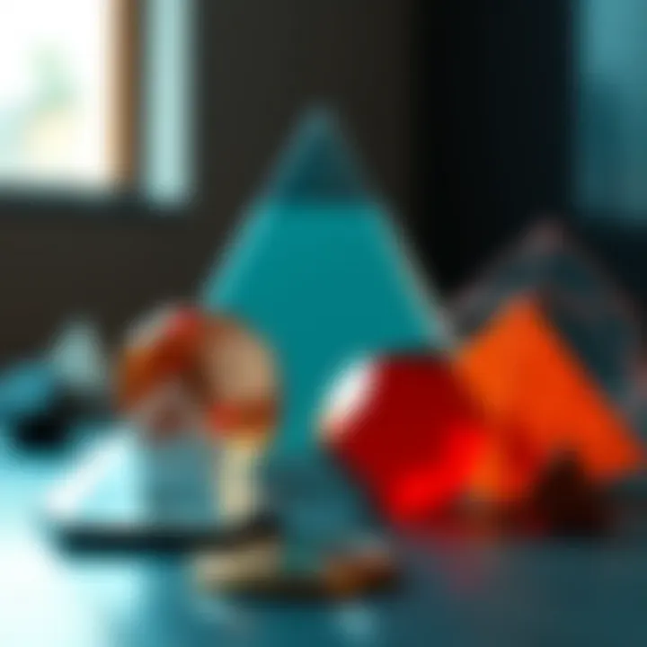 Visualization of volume in various geometric shapes