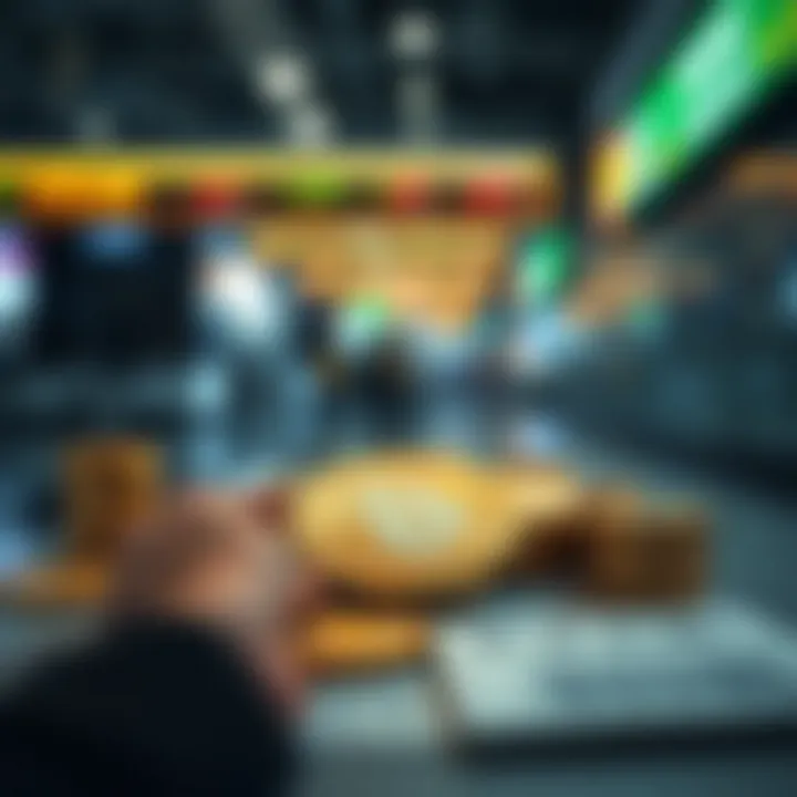 Global economy visual representation