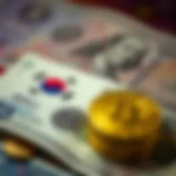 Exchange rate dynamics between the Korean Won and US Dollar