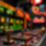 Visual representation of hash game mechanics