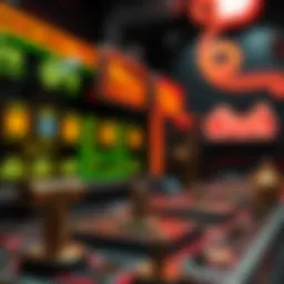 Visual representation of hash game mechanics