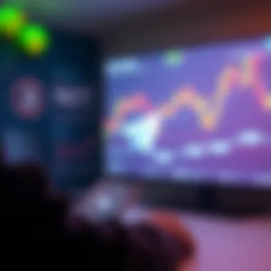 Conceptual representation of the impact of Telegram communities on cryptocurrency trading.