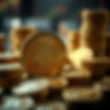 Visualization of investment strategies in token coins