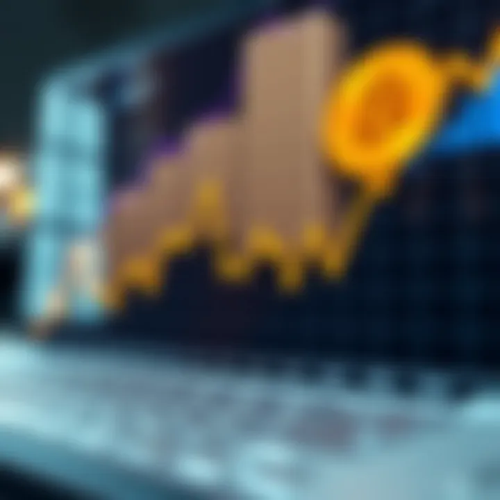 Graph illustrating investor sentiment in cryptocurrency