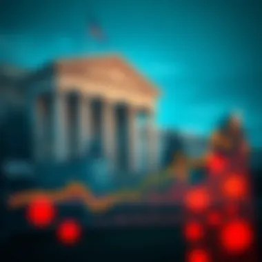 Graph illustrating investor sentiment in response to Fed policies