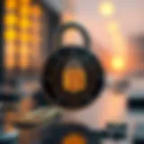 Visual representation of keychain password functionality