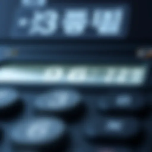 Interface of a Korean Won Calculator Korean won calculator interface