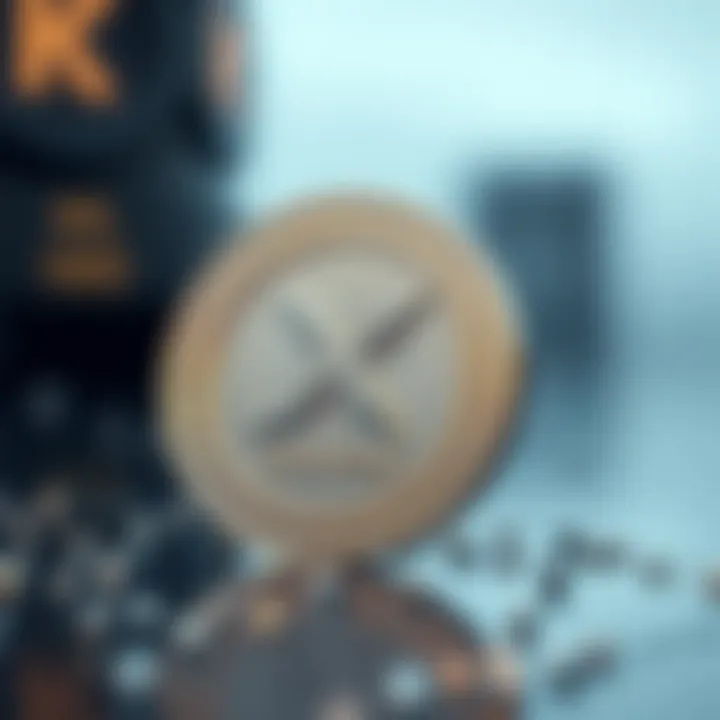 Visual representation of blockchain technology in relation to Kratos Coin