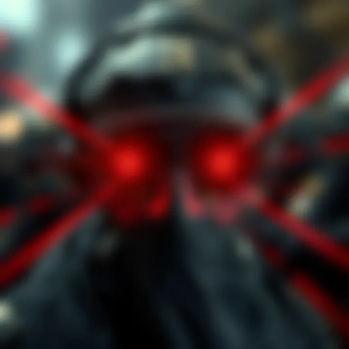 Political messages conveyed through laser eyes meme