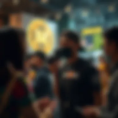 Visual depiction of community engagement in the Mammoth Coin ecosystem