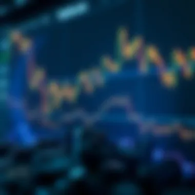 Visual representation of market volatility