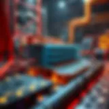 Conceptual illustration of mining pool structure