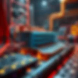 Conceptual illustration of mining pool structure