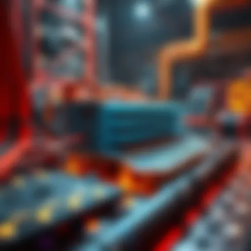 Conceptual illustration of mining pool structure