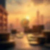 Conceptual representation of decentralized finance