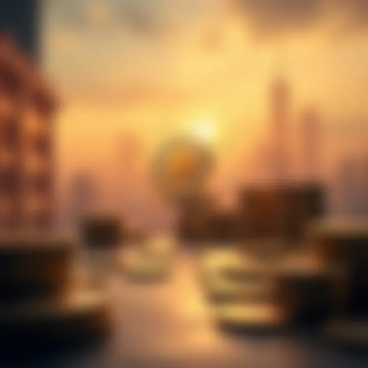 Conceptual representation of decentralized finance