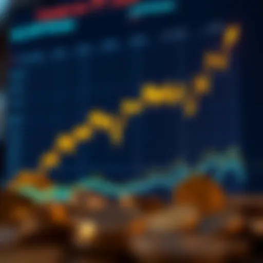 Graph illustrating the trends in PP prices in the cryptocurrency market