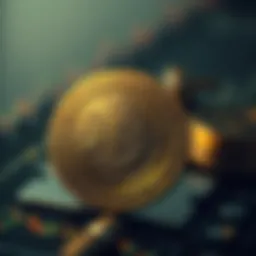 Conceptual representation of quanto in cryptocurrency trading