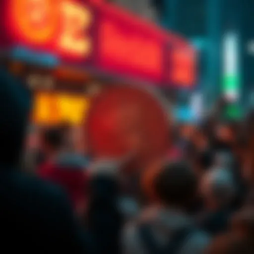 Visual representation of decentralized community dynamics