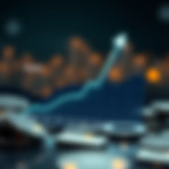 Graph illustrating the market potential and growth of Risen Coin