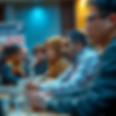 Local community forum highlighting cryptocurrency initiatives