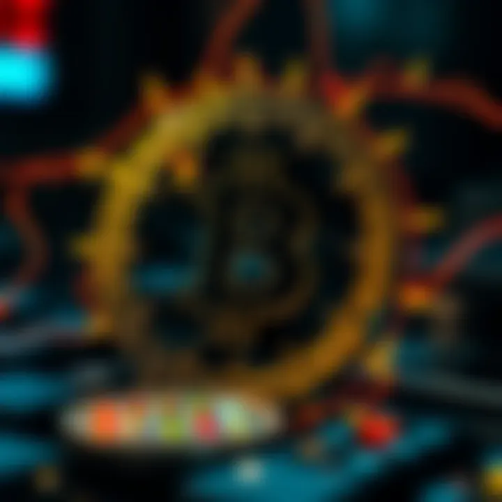 Ensuring Security in Cryptocurrency Transactions Visual of secure cryptocurrency transactions