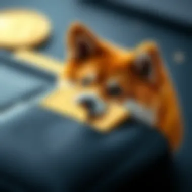 Secure Wallet for Storing Shiba Inu Coin Secure cryptocurrency wallet with Shiba Inu Coin displayed