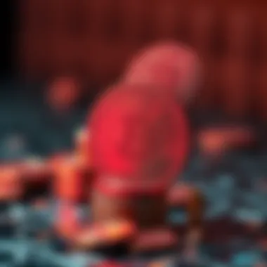 Conceptual representation of security tokens in digital assets