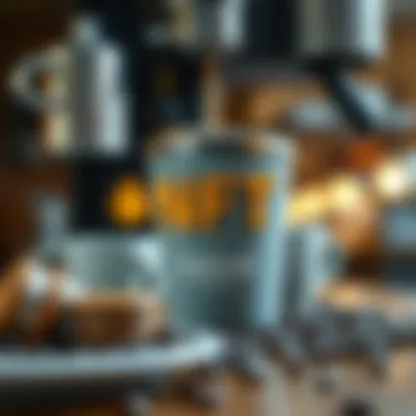 A symbolic representation of NFTs merging with coffee culture