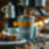 The Convergence of NFTs and Coffee Culture A symbolic representation of NFTs merging with coffee culture