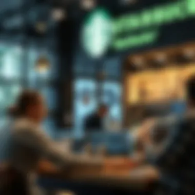 An engaging infographic illustrating consumer experience with NFTs at Starbucks