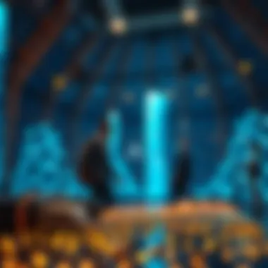 Visual representation of partnerships in technology