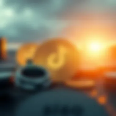Visual representation of TikTok Coin in cryptocurrency market
