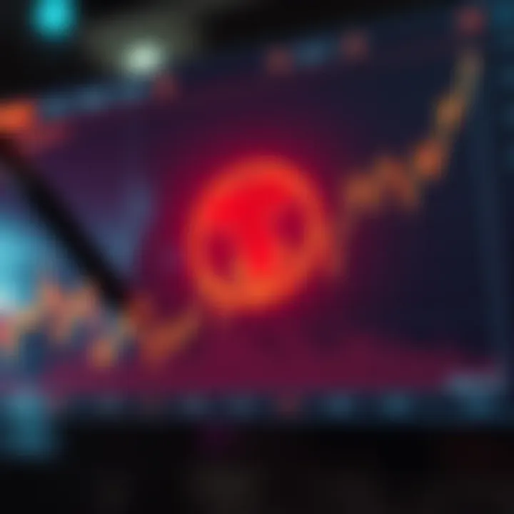 Graph showing Toncoin's market performance