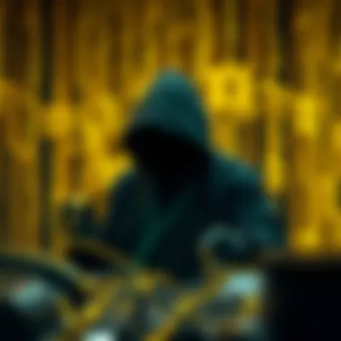 Conceptual representation of blockchain privacy