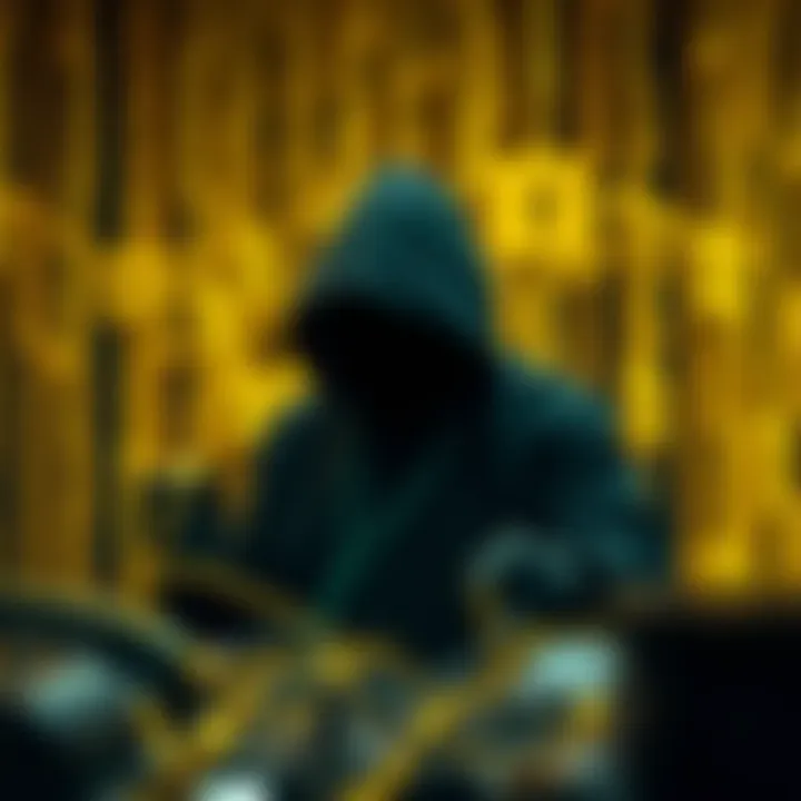 Conceptual representation of blockchain privacy