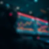 A sophisticated trading bot interface displaying real-time market data