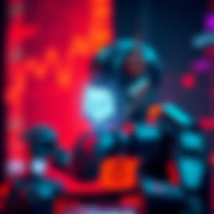 An illustration depicting the concept of trading bots in cryptocurrency markets.