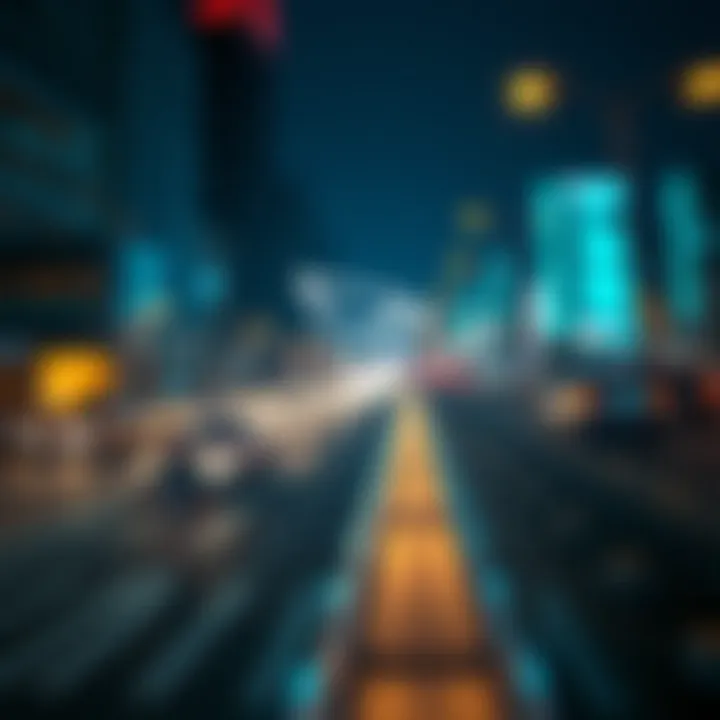 Visual representation of Tron network activity tracking