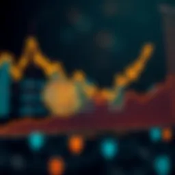 Graph showcasing the volatility of ULT coin in the market