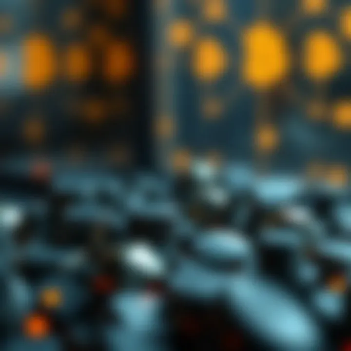 Example of digital assets linked to blockchain domains